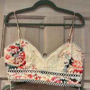 Zimmerman floral two piece dress. Can be worn separately or together.